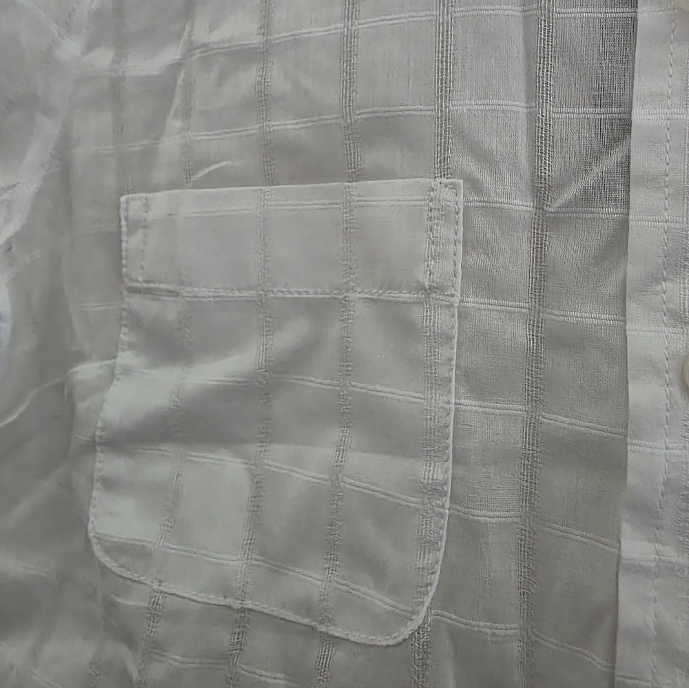NauticaNautica Womens Cotton Dobby Short‎ Peasant Blouse, Style # N4AMD005 - Picture 4 of 7